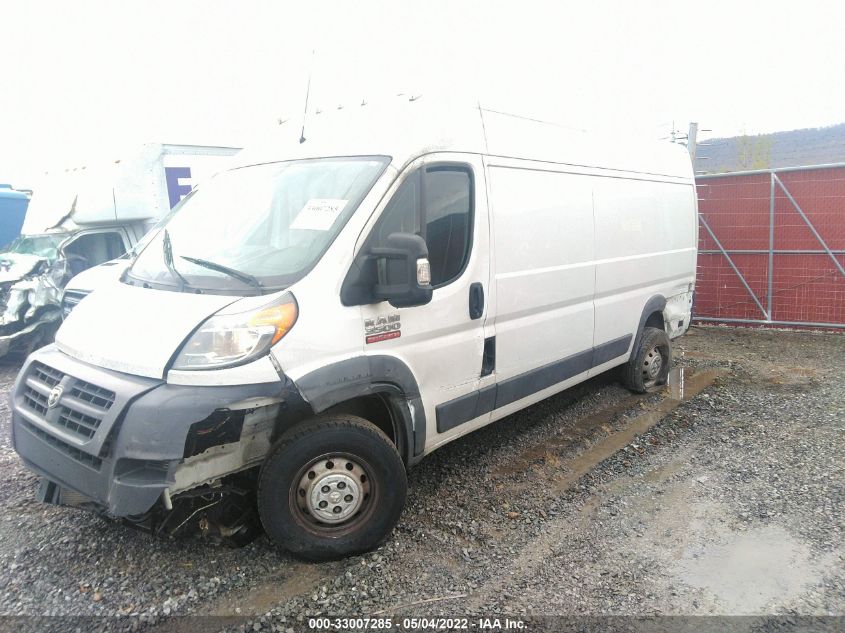 2018 RAM PROMASTER CARGO VAN 3C6URVJG8JE102033