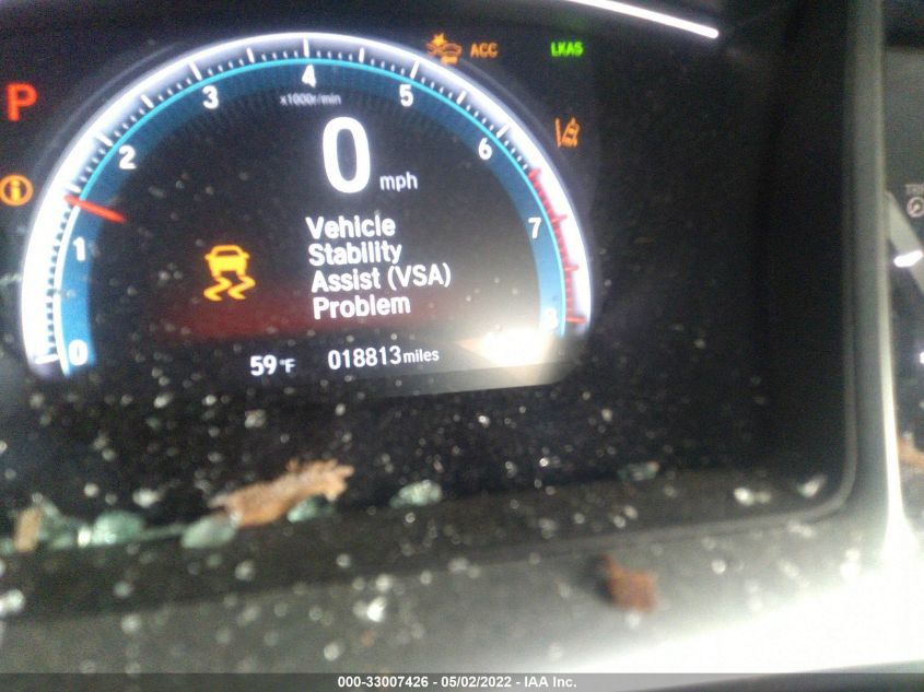 2019 HONDA CIVIC COUPE EX 2HGFC3B39KH355078