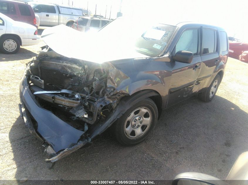 2014 HONDA PILOT LX 5FNYF4H26EB003590