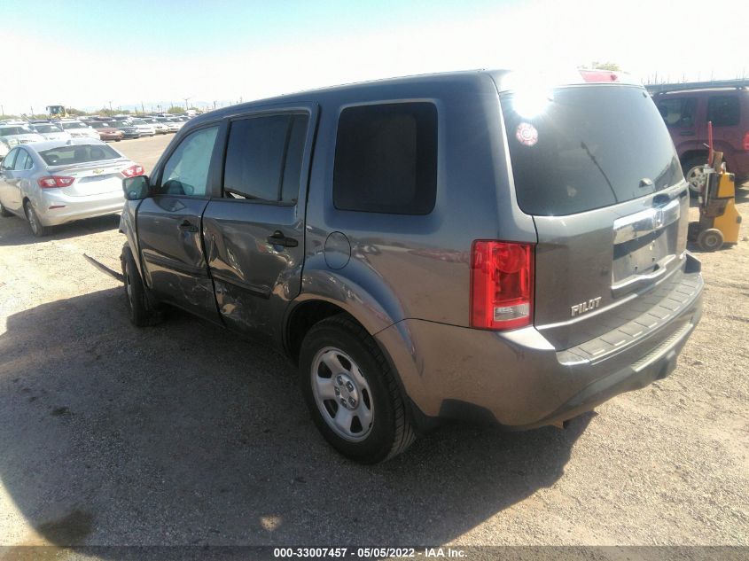 2014 HONDA PILOT LX 5FNYF4H26EB003590