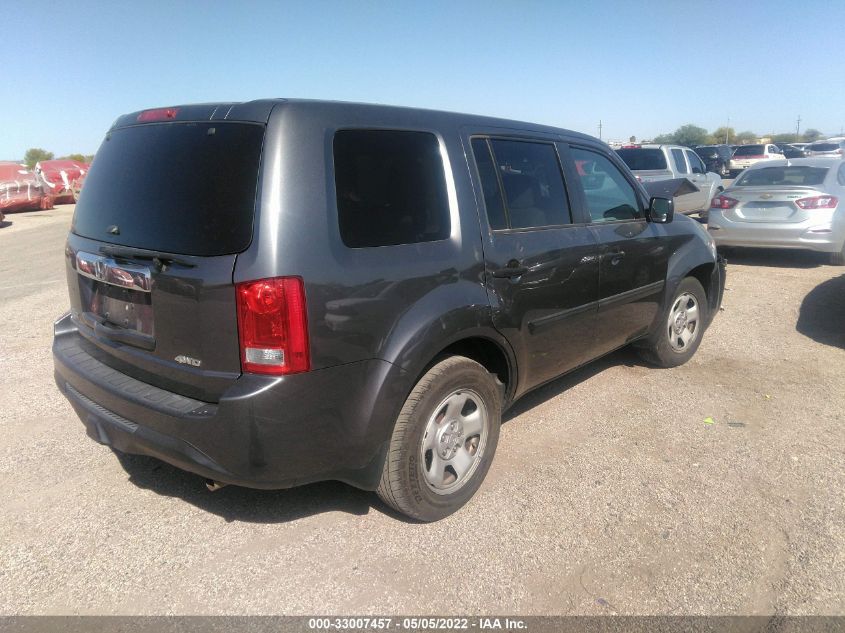2014 HONDA PILOT LX 5FNYF4H26EB003590