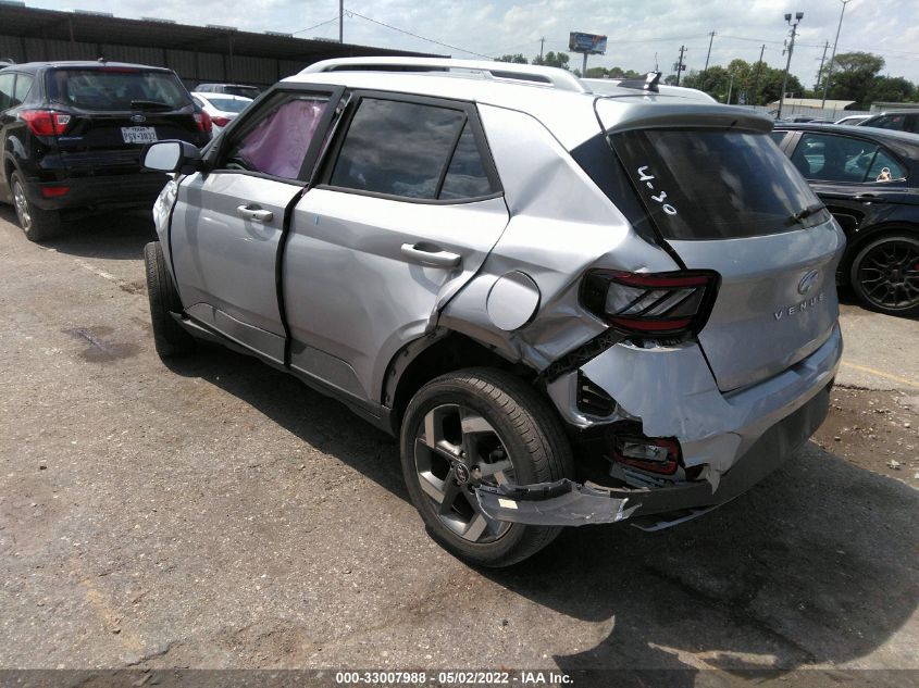 2021 HYUNDAI VENUE SEL KMHRC8A31MU116209