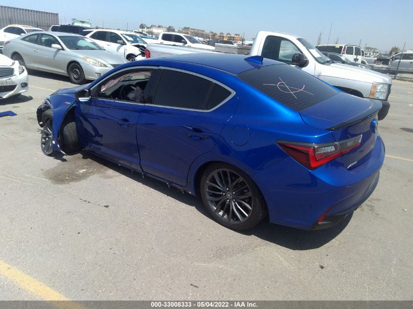 2020 ACURA ILX PKG 19UDE2F86LA001214
