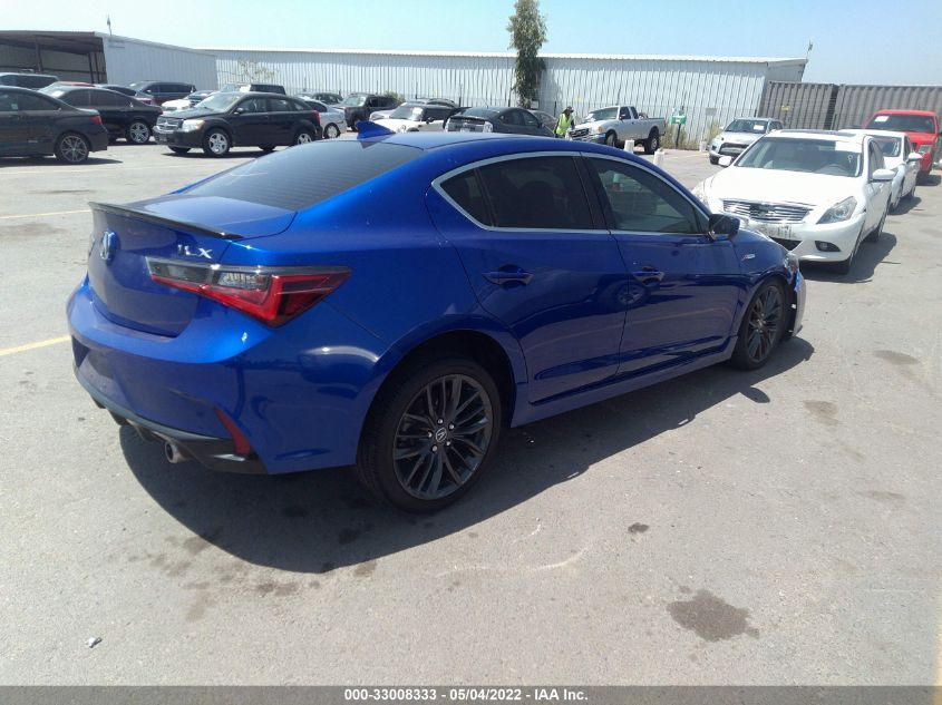 2020 ACURA ILX PKG 19UDE2F86LA001214
