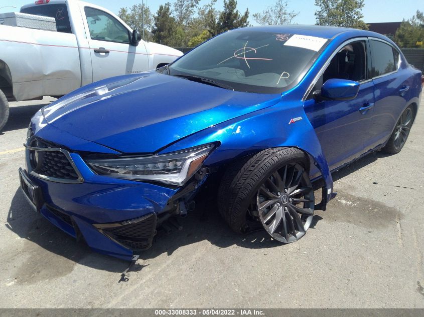 2020 ACURA ILX PKG 19UDE2F86LA001214