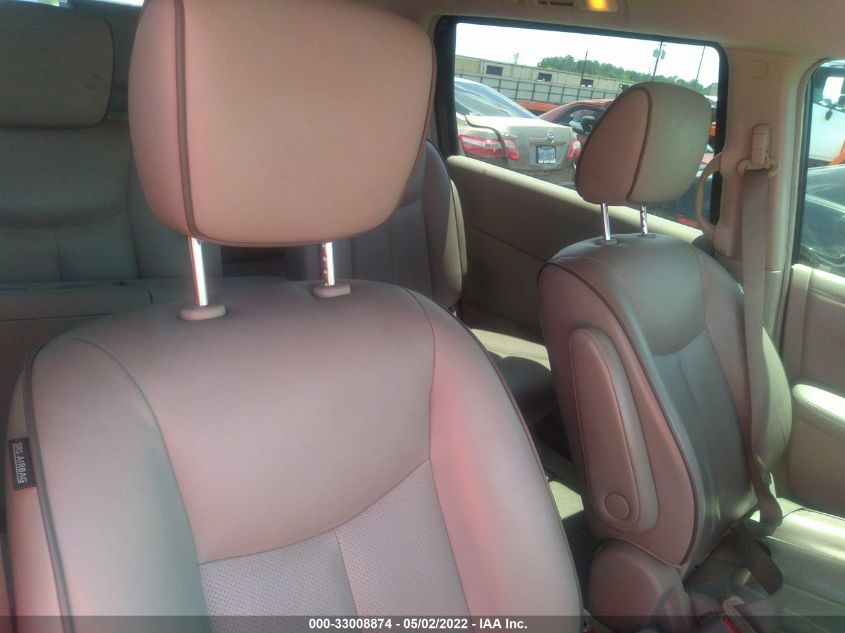 2013 NISSAN QUEST SL JN8AE2KP6D9063900