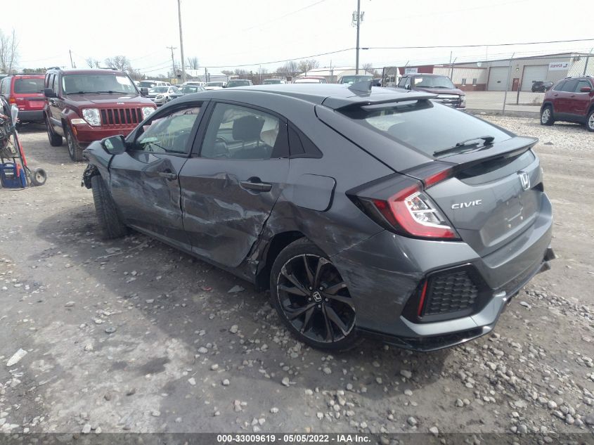 2018 HONDA CIVIC HATCHBACK SPORT TOURING SHHFK7H96JU214833