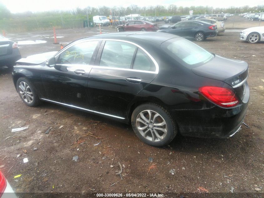 2015 MERCEDES-BENZ C-CLASS C 300 55SWF4KB4FU078028