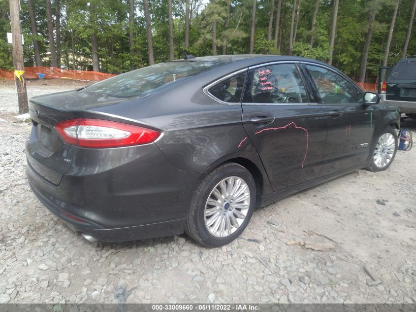 2016 FORD FUSION ENERGI SE LUXURY 3FA6P0PU9GR144919