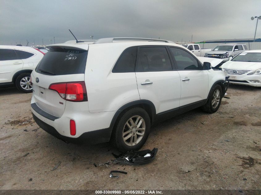 2014 KIA SORENTO LX 5XYKT4A69EG482477