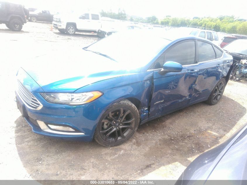 2018 FORD FUSION HYBRID SE 3FA6P0LU3JR249291