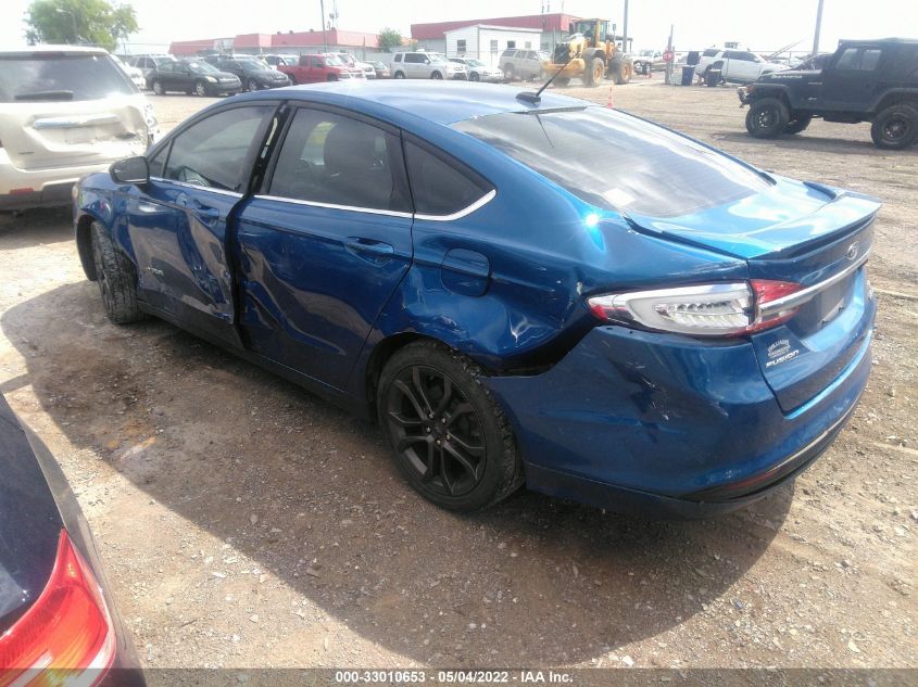 2018 FORD FUSION HYBRID SE 3FA6P0LU3JR249291