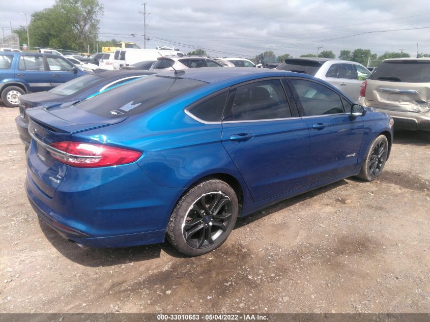 2018 FORD FUSION HYBRID SE 3FA6P0LU3JR249291