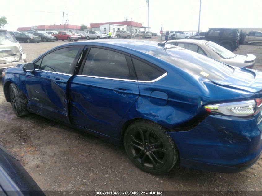 2018 FORD FUSION HYBRID SE 3FA6P0LU3JR249291