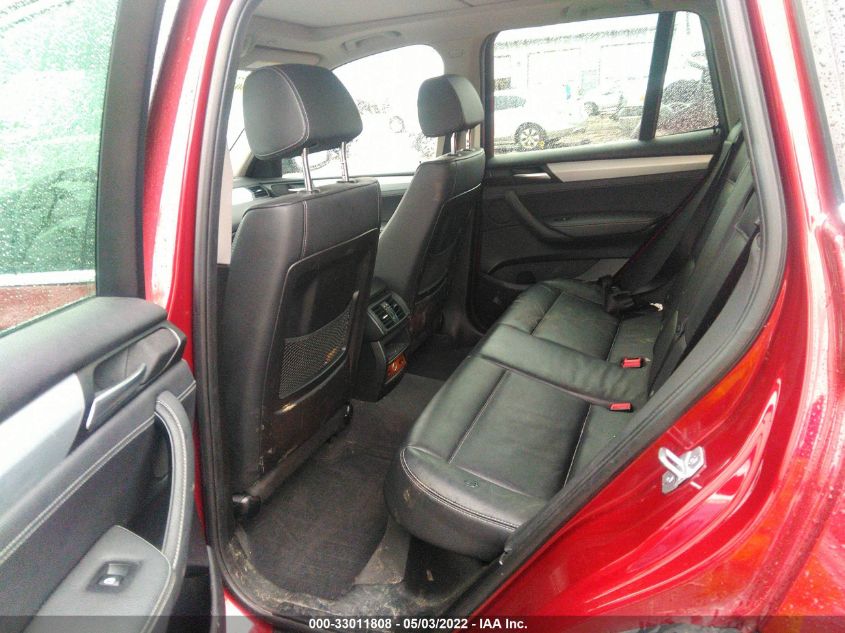 2014 BMW X3 XDRIVE28I 5UXWX9C56E0D36374