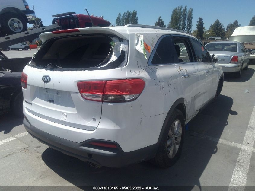 2017 KIA SORENTO LX V6 5XYPG4A54HG216354