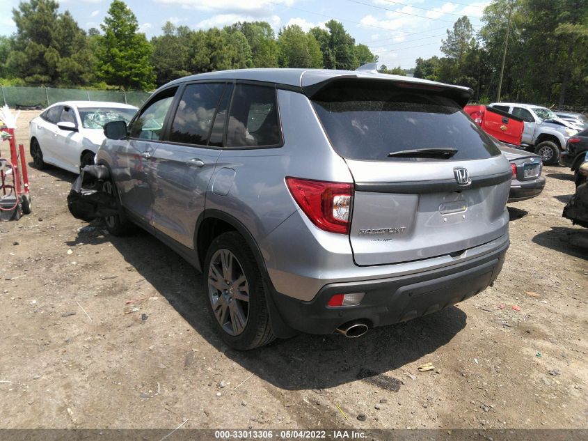 2019 HONDA PASSPORT EX-L 5FNYF7H54KB010089