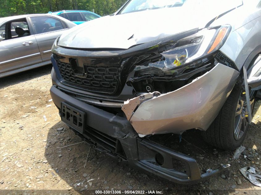 2019 HONDA PASSPORT EX-L 5FNYF7H54KB010089