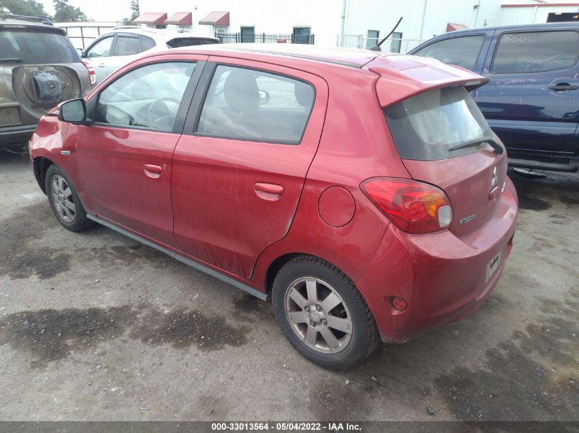 2015 MITSUBISHI MIRAGE ES ML32A4HJ2FH014215