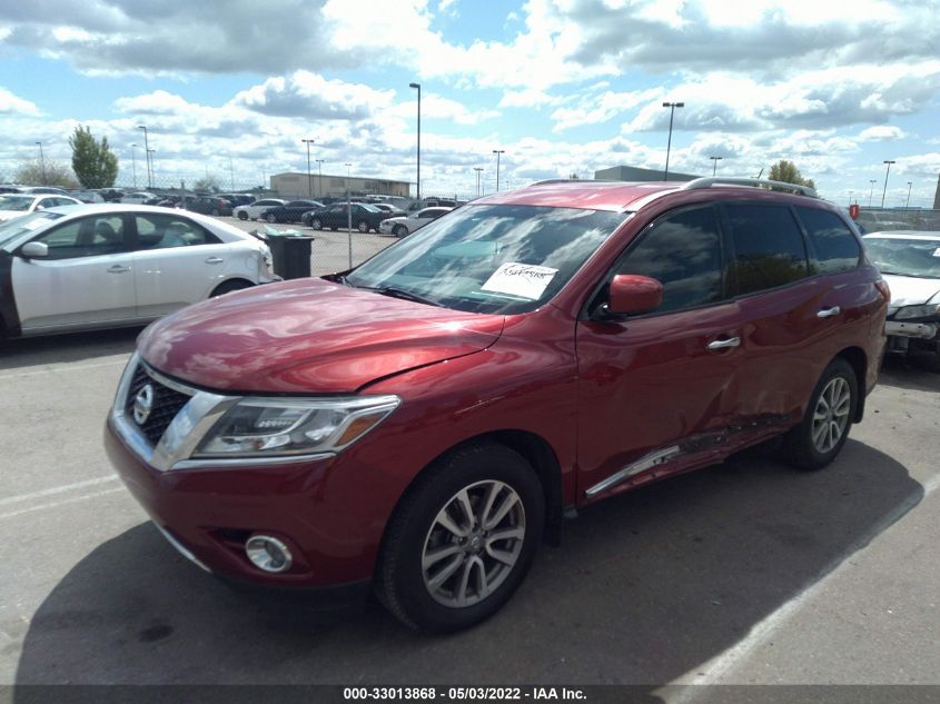2016 NISSAN PATHFINDER SL 5N1AR2MN5GC652046
