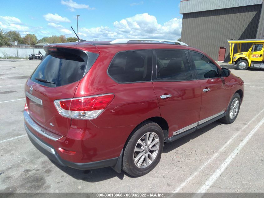 2016 NISSAN PATHFINDER SL 5N1AR2MN5GC652046