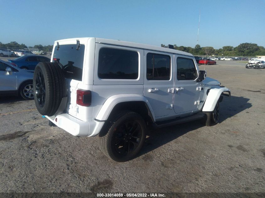 2021 JEEP WRANGLER 4XE UNLIMITED SAHARA HIGH 1C4JJXP6XMW716119