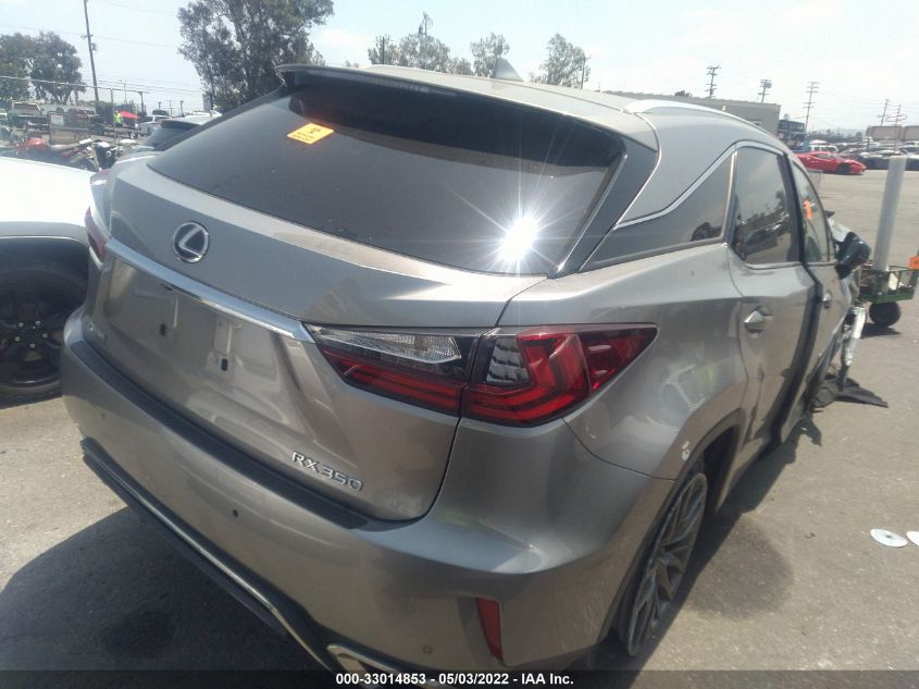 2019 LEXUS RX RX 350 2T2BZMCA2KC179382