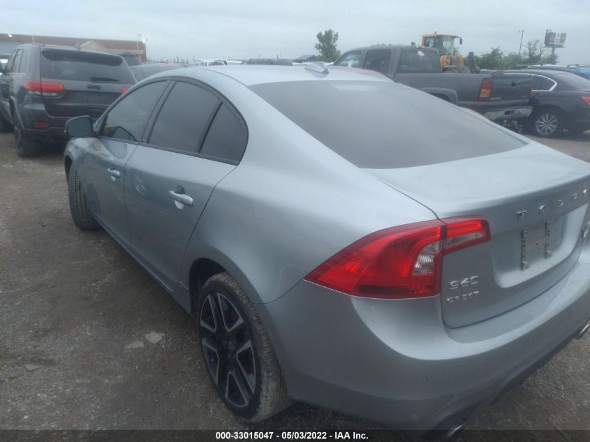 2018 VOLVO S60 DYNAMIC YV140MTL3J2459635