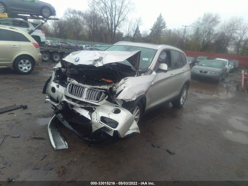 2015 BMW X3 XDRIVE28I 5UXWX9C59F0D60685