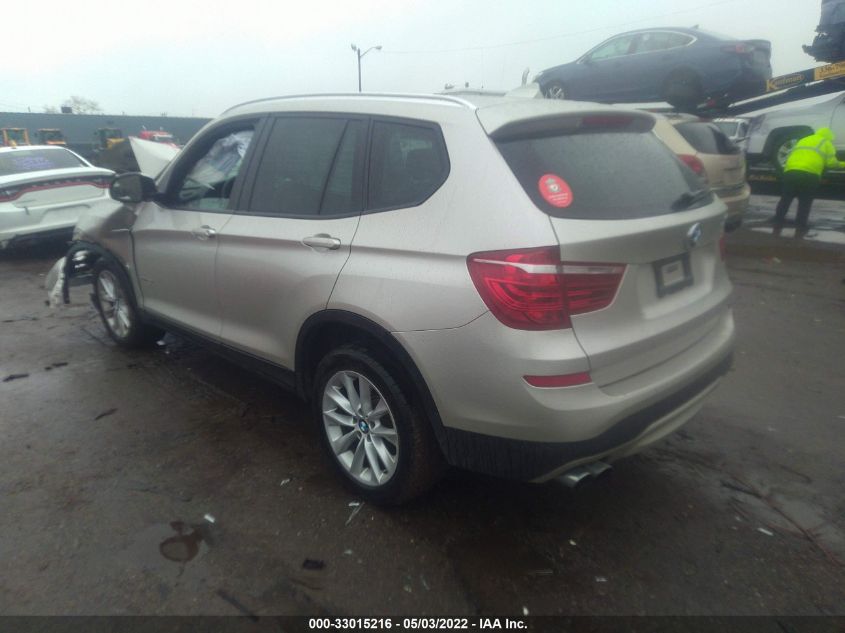 2015 BMW X3 XDRIVE28I 5UXWX9C59F0D60685