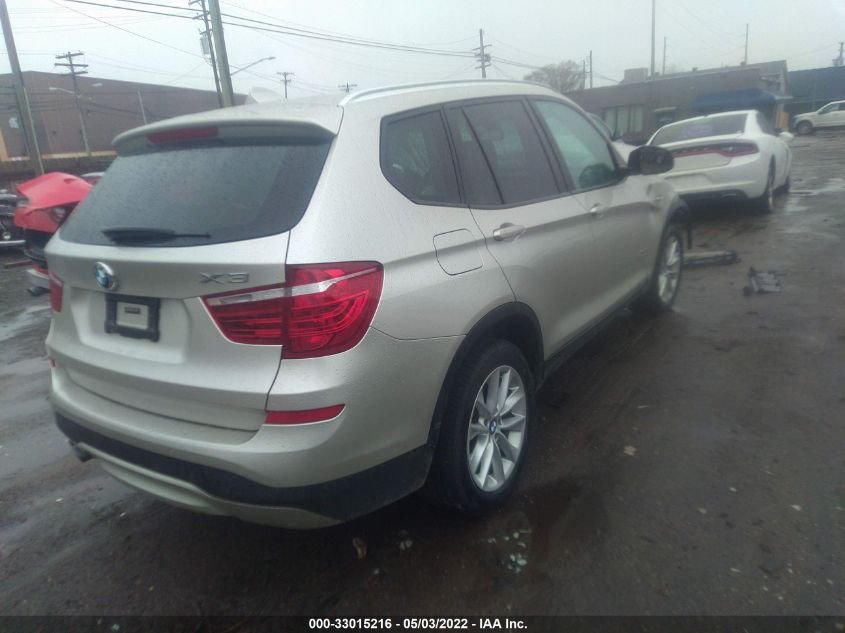 2015 BMW X3 XDRIVE28I 5UXWX9C59F0D60685