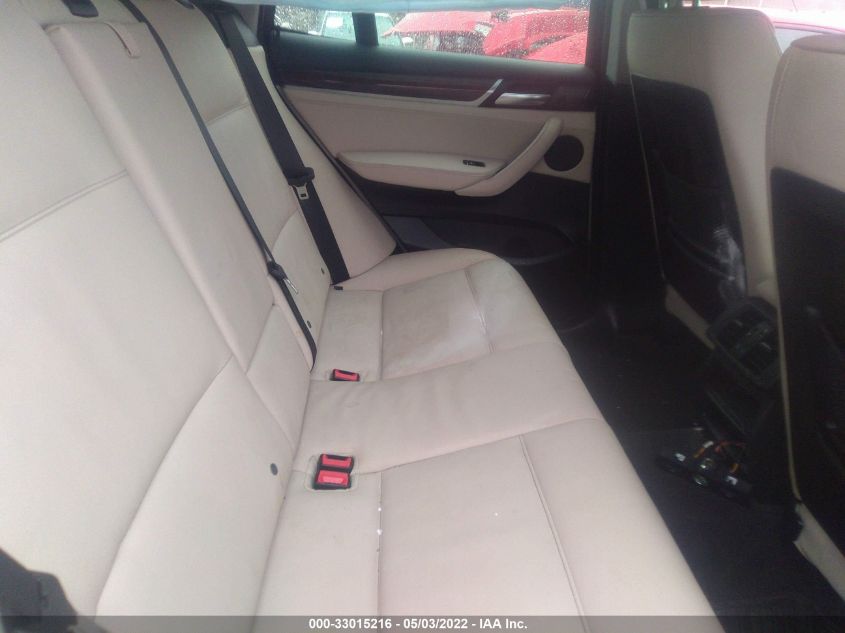 2015 BMW X3 XDRIVE28I 5UXWX9C59F0D60685