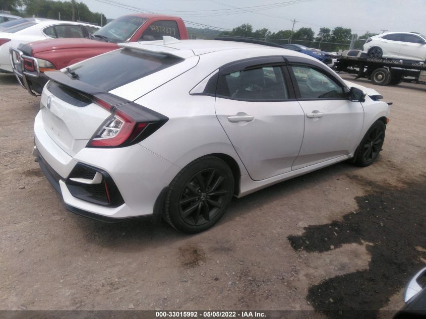 2020 HONDA CIVIC HATCHBACK EX-L SHHFK7H84LU205395