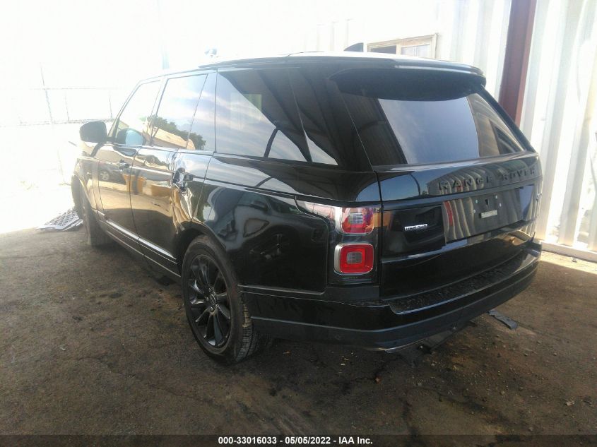2018 LAND ROVER RANGE ROVER HSE SALGS2RK9JA514989