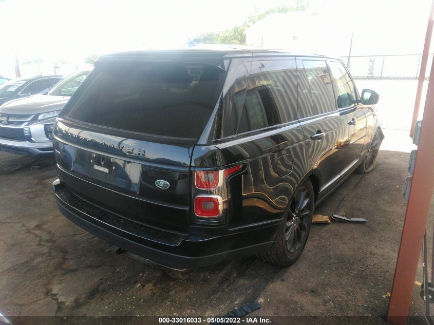 2018 LAND ROVER RANGE ROVER HSE SALGS2RK9JA514989