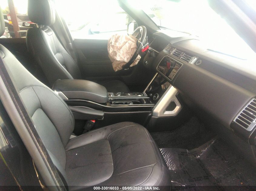 2018 LAND ROVER RANGE ROVER HSE SALGS2RK9JA514989