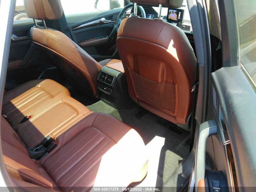 2018 AUDI Q5 PREMIUM WA1ANAFY5J2102791