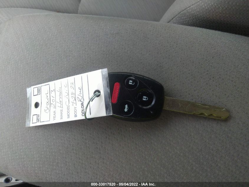 2013 HONDA CIVIC SDN EX 19XFB2F86DE023292