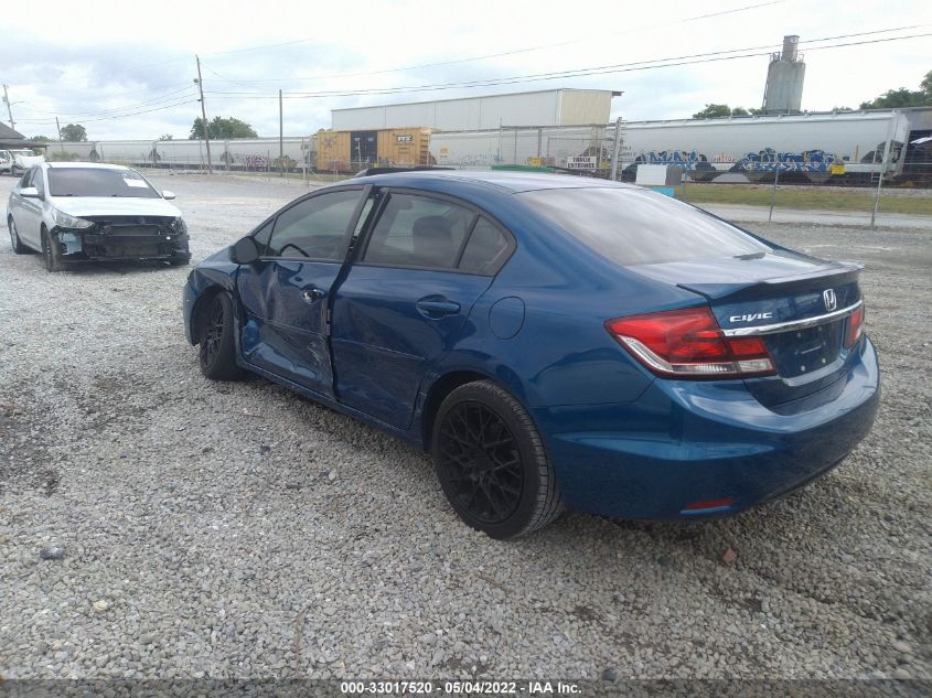 2013 HONDA CIVIC SDN EX 19XFB2F86DE023292