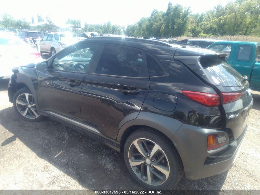 2019 HYUNDAI KONA ULTIMATE KM8K53A54KU225809