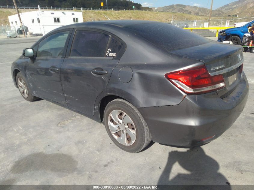 2013 HONDA CIVIC SDN LX 19XFB2F51DE201874