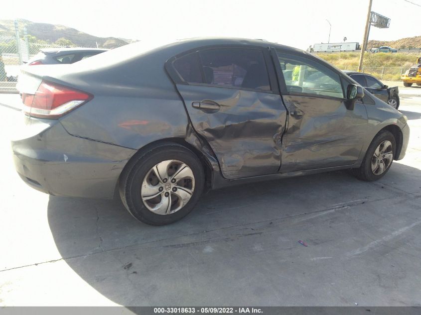 2013 HONDA CIVIC SDN LX 19XFB2F51DE201874