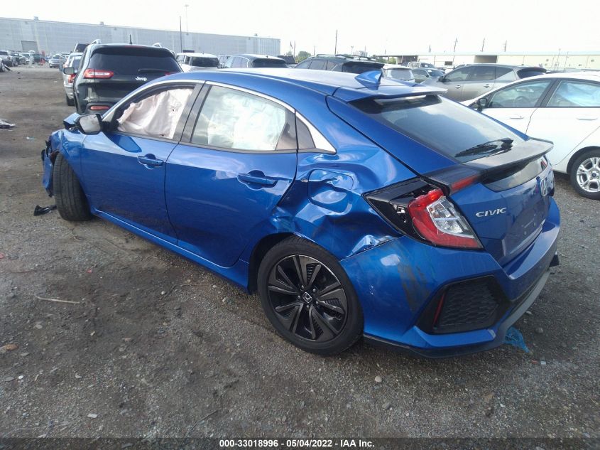 2018 HONDA CIVIC HATCHBACK EX SHHFK7H51JU219774