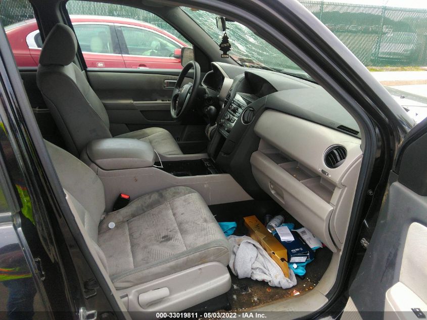 2013 HONDA PILOT LX 5FNYF4H25DB060832