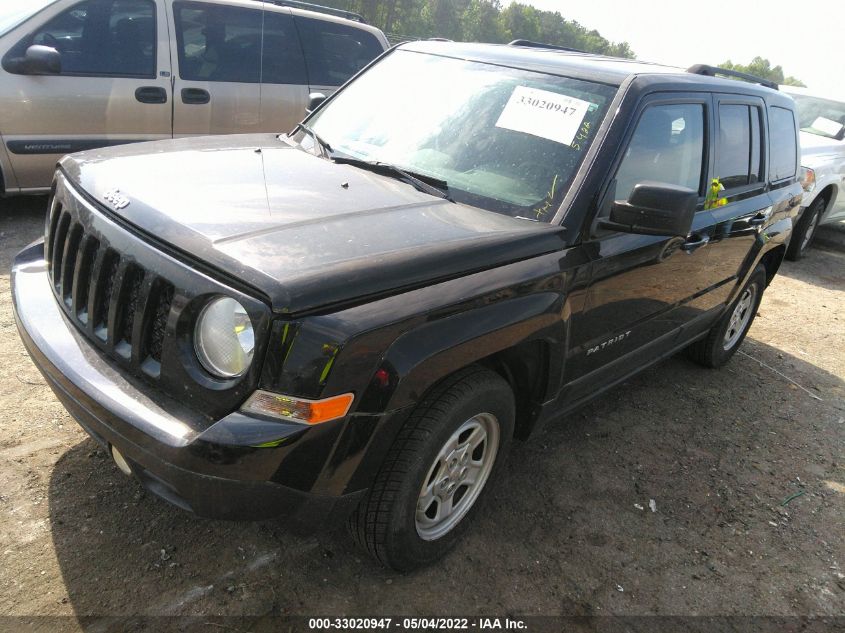 2014 JEEP PATRIOT SPORT 1C4NJPBB1ED889076