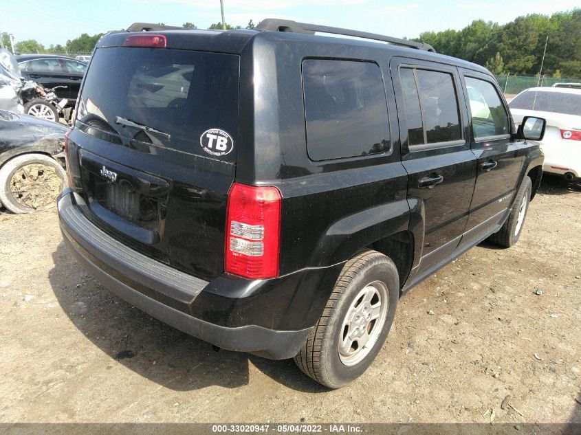 2014 JEEP PATRIOT SPORT 1C4NJPBB1ED889076