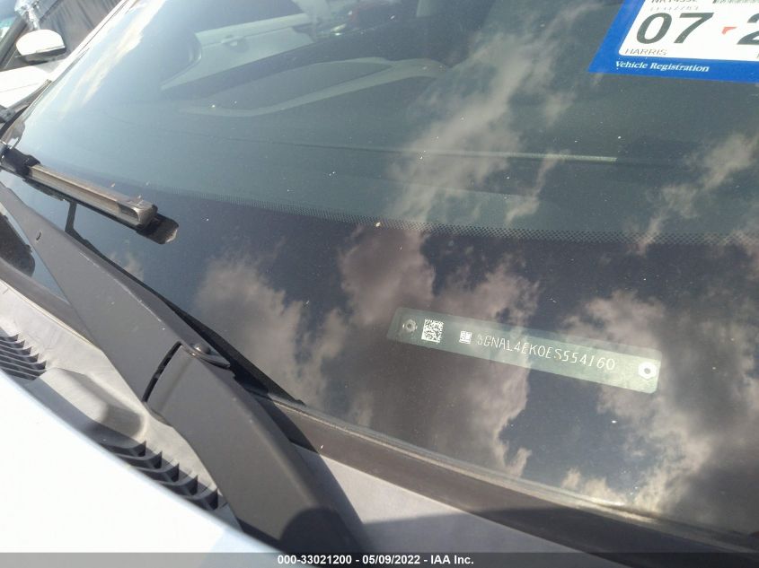 2014 CHEVROLET CAPTIVA SPORT FLEET LTZ 3GNAL4EK0ES554160