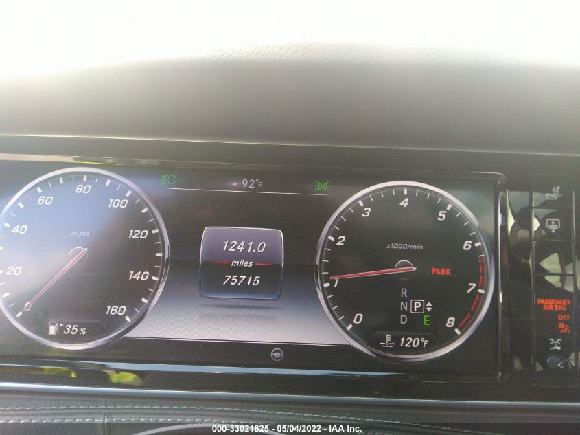2016 MERCEDES-BENZ S-CLASS S 550 WDDUG8CB1GA234831