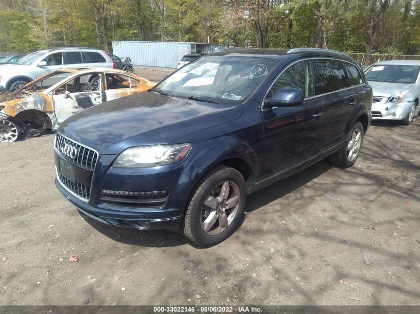 2013 AUDI Q7 3.0L TDI PREMIUM PLUS WA1LMAFE6DD000734