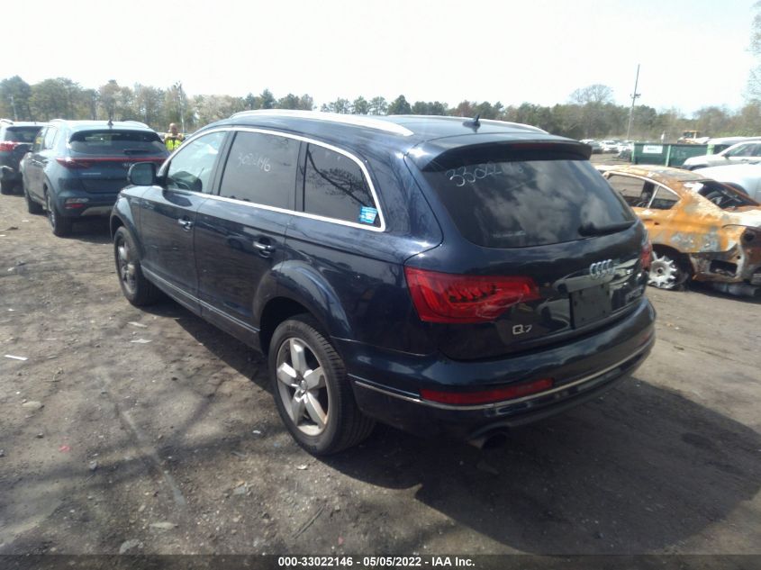 2013 AUDI Q7 3.0L TDI PREMIUM PLUS WA1LMAFE6DD000734